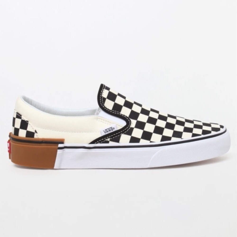 NWT Vans Checkerboard Slip On Sneakers W 7, M 5.5 - Picture 3 of 8